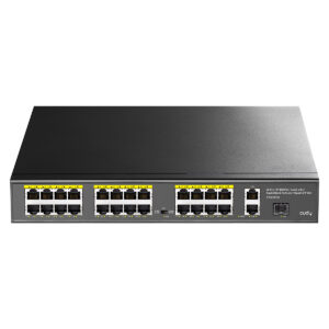 Cudy FS1026PS1 300W PoE+ 24 Port 10/100Mbps+ 2 Port 10/100/1000Mbps Gigabit+1 Port SFP Metal Switch