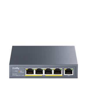Cudy GS1005P 5 Port PoE+ 60W PoE+1 Port SFP Gigabit Metal Switch