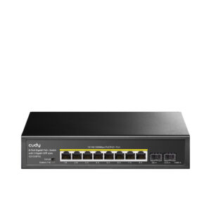 Cudy GS1008PS2 8 Port Gigabit 120W 250m PoE+, 2 Gigabit SFP Metal Switch