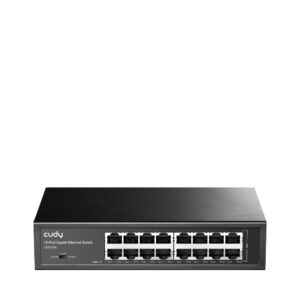 Cudy GS1016 10/100/1000Mbps 8KMAC 16 Port Gigabit Metal Rack Mount Switch
