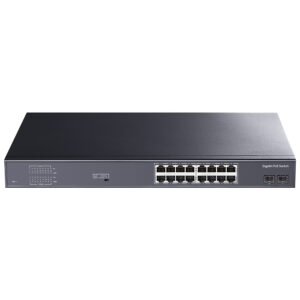Cudy GS1020PS2 16 Port Gigabit 200W 250m PoE+, Gigabit SFP, CCTV, VLAN Metal Switch