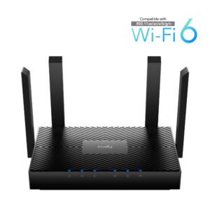 Cudy WR3000 5GHZ 2402Mbps, 2.4GHz 300Mbps, 4 Port, 4x5dBi Anten Wi-Fi 6 Mesh Router